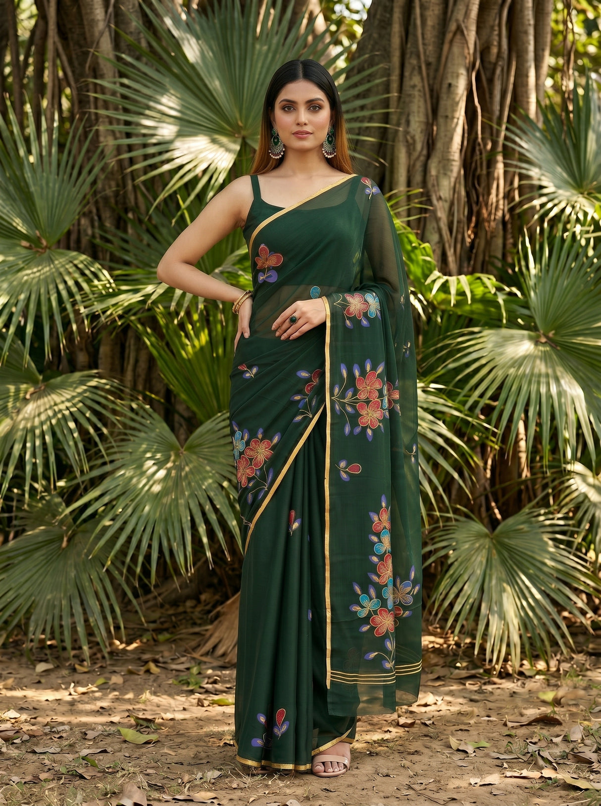 MIMOSA Saree Saree — pose 4 styling detail