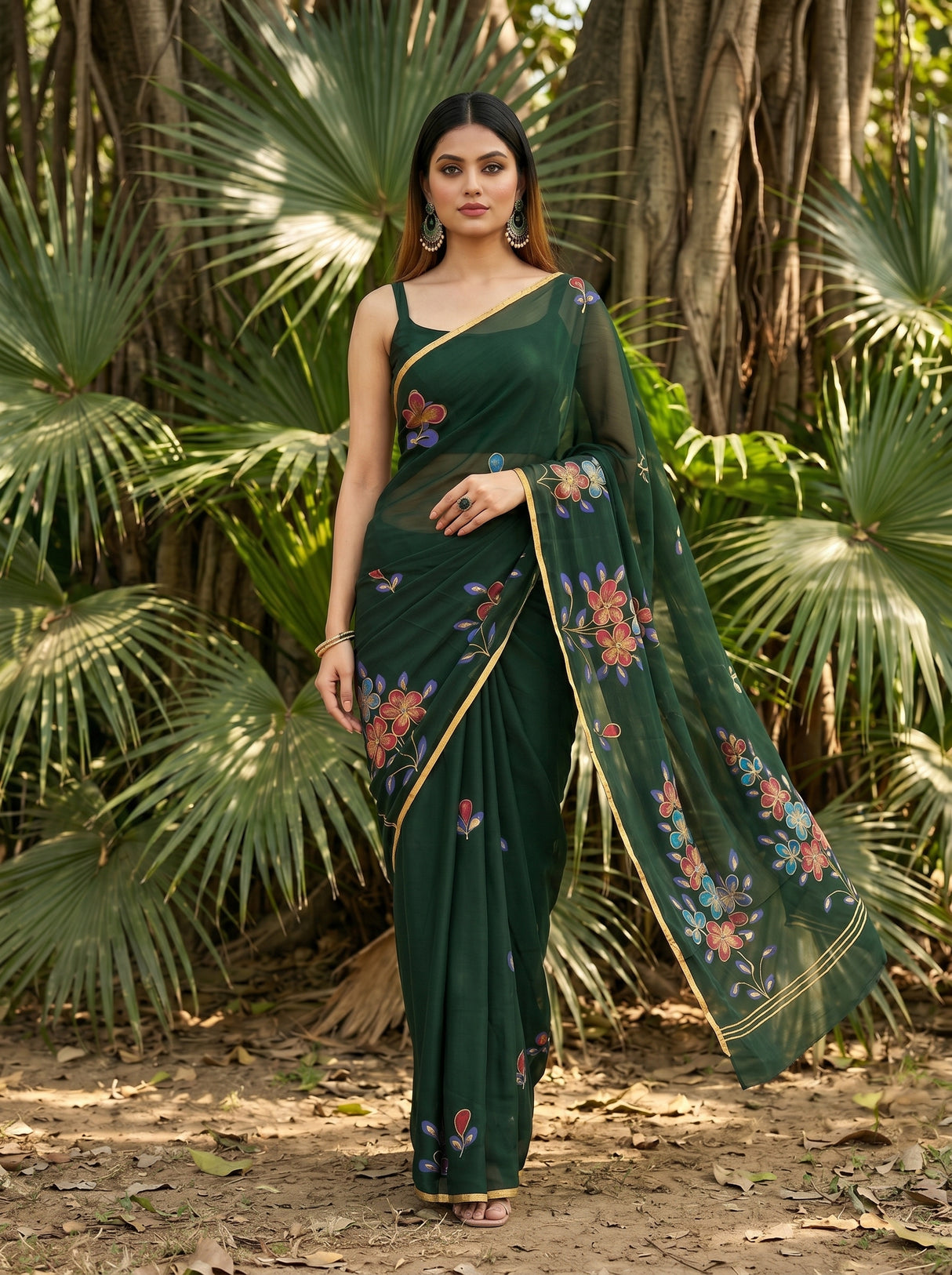 MIMOSA Saree Saree — pose 6 styling detail