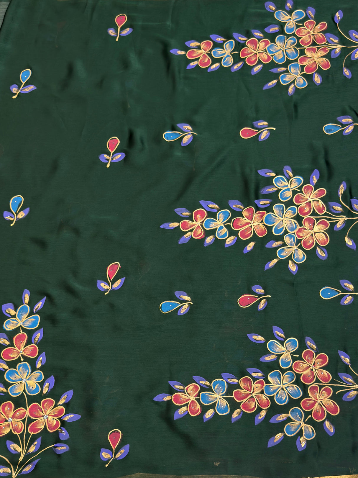 MIMOSA Saree Saree — pallu and zari work detail