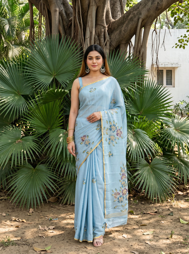 MIMOSA Saree Saree — front view on mannequin