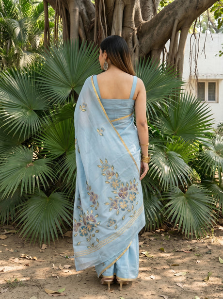 MIMOSA Saree Saree — pose 2 styling detail