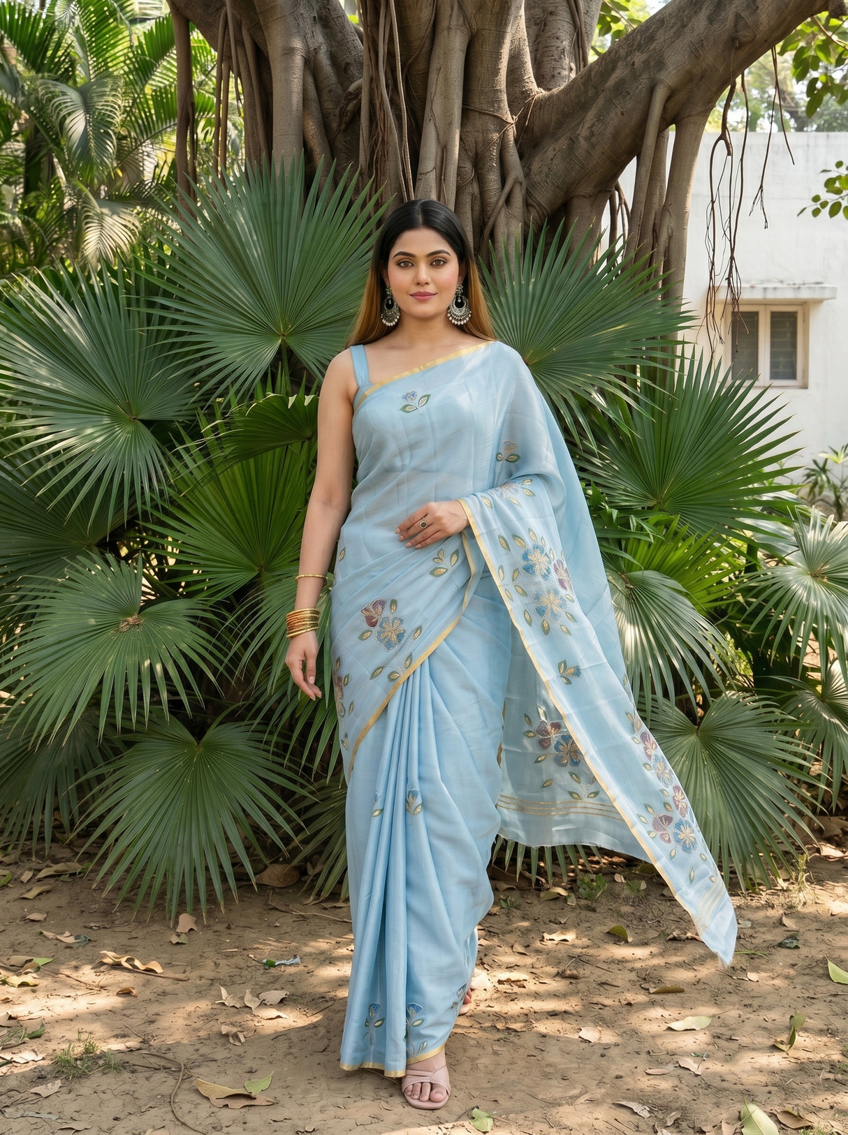 MIMOSA Saree Saree — pose 6 styling detail