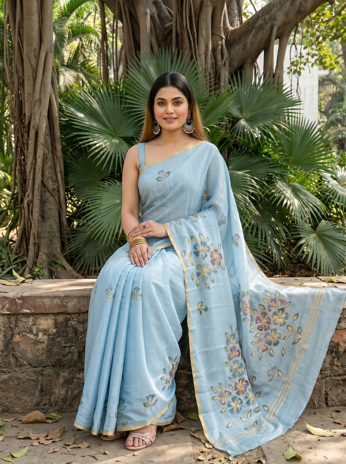 MIMOSA Saree Saree — pose 8 styling detail