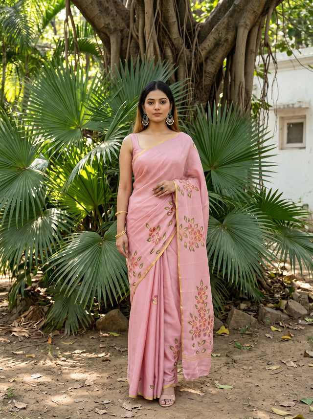 MIMOSA Saree Saree — front view on mannequin