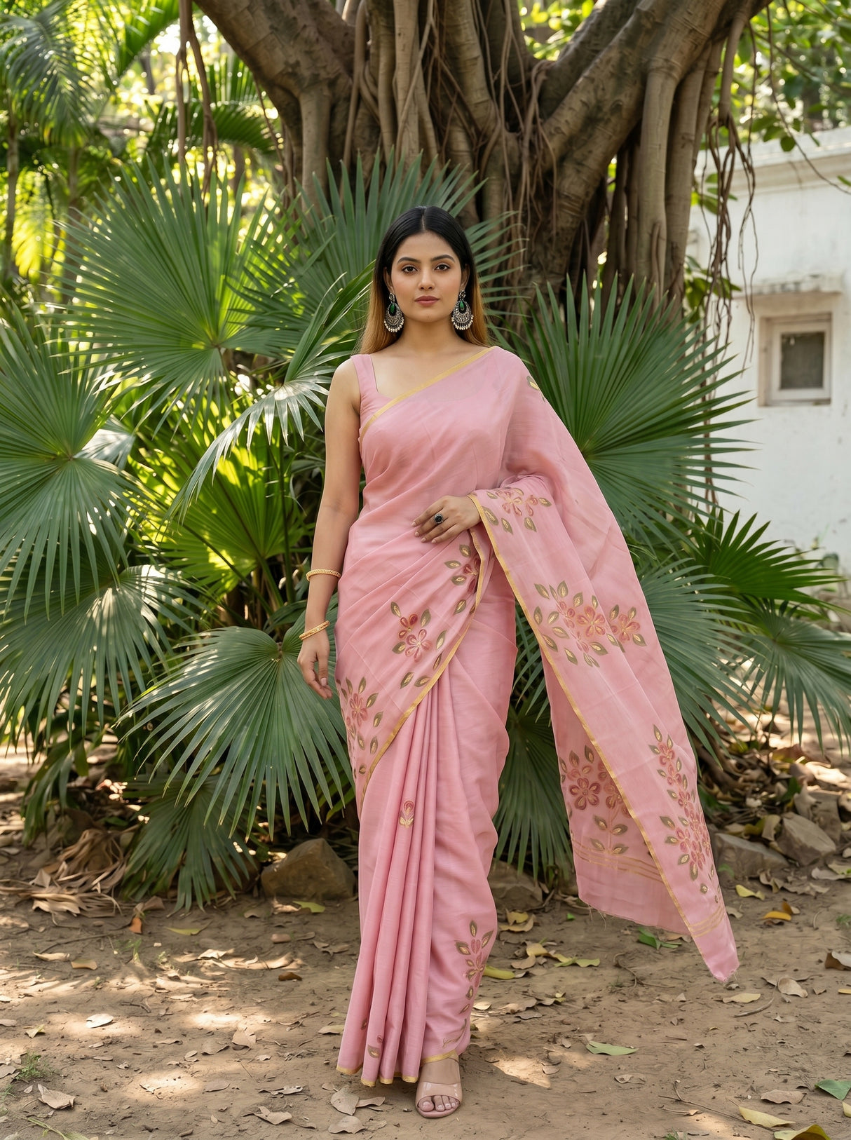 MIMOSA Saree Saree — pose 6 styling detail