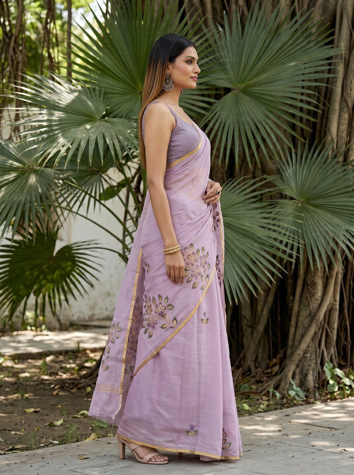 MIMOSA Saree Saree — pose 3 styling detail