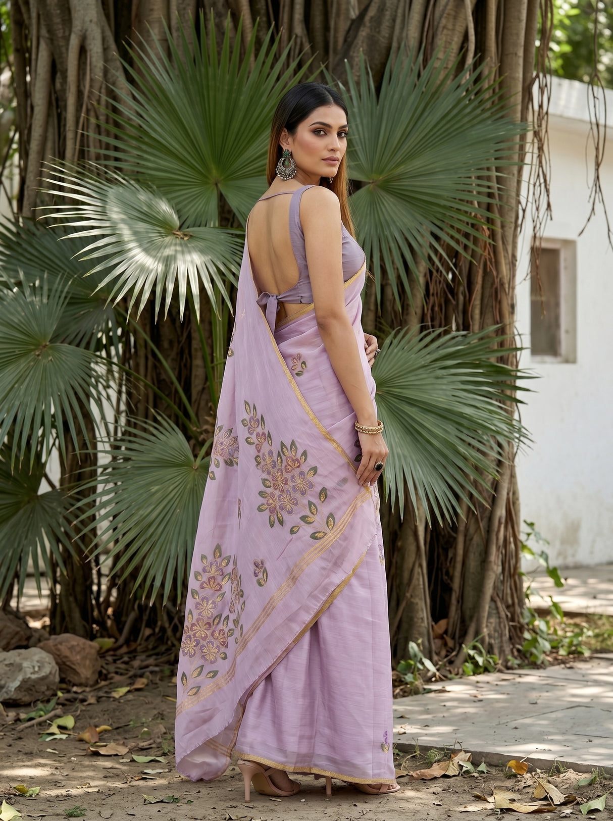 MIMOSA Saree Saree — pose 5 styling detail
