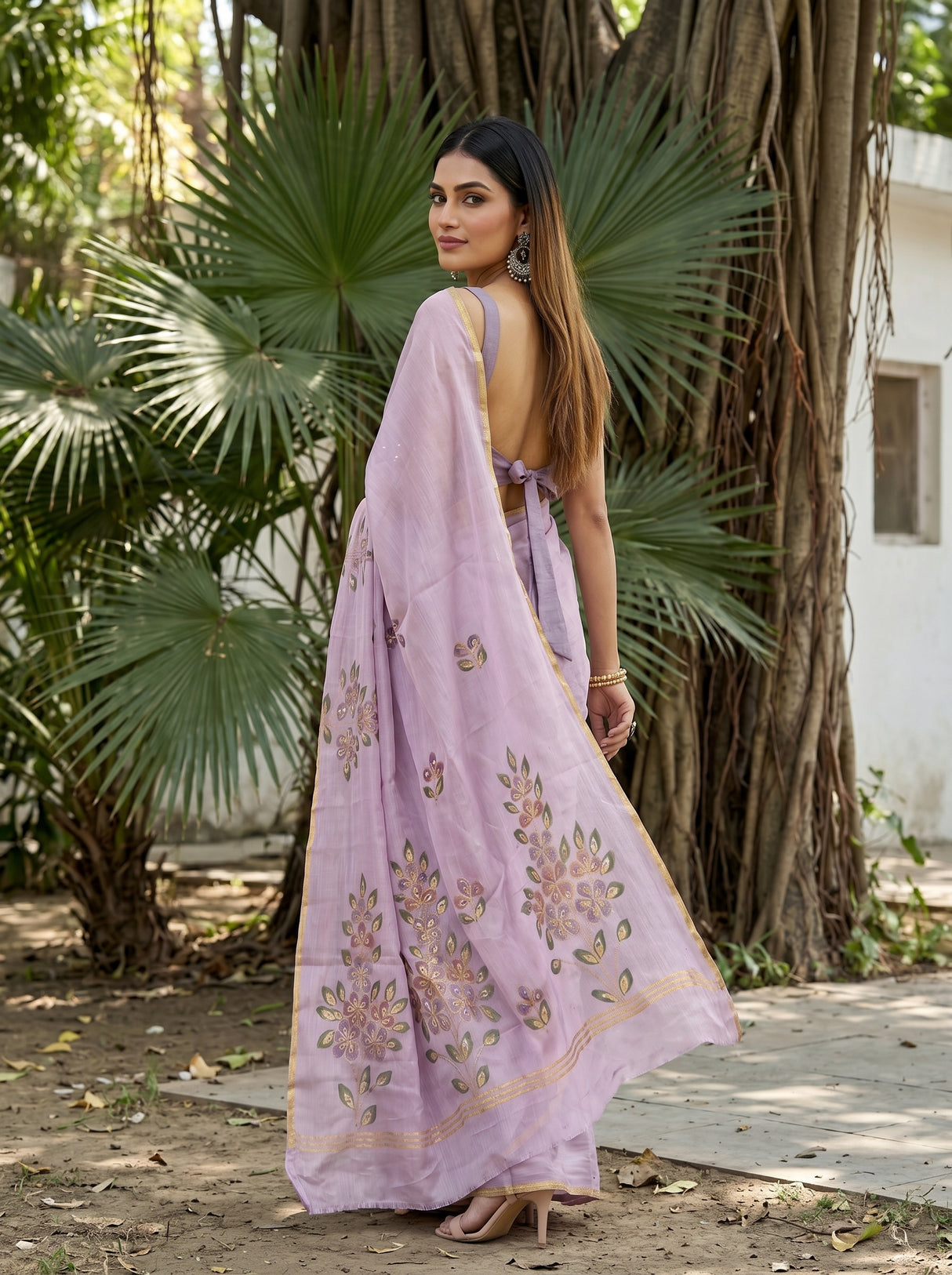 MIMOSA Saree Saree — pose 7 styling detail