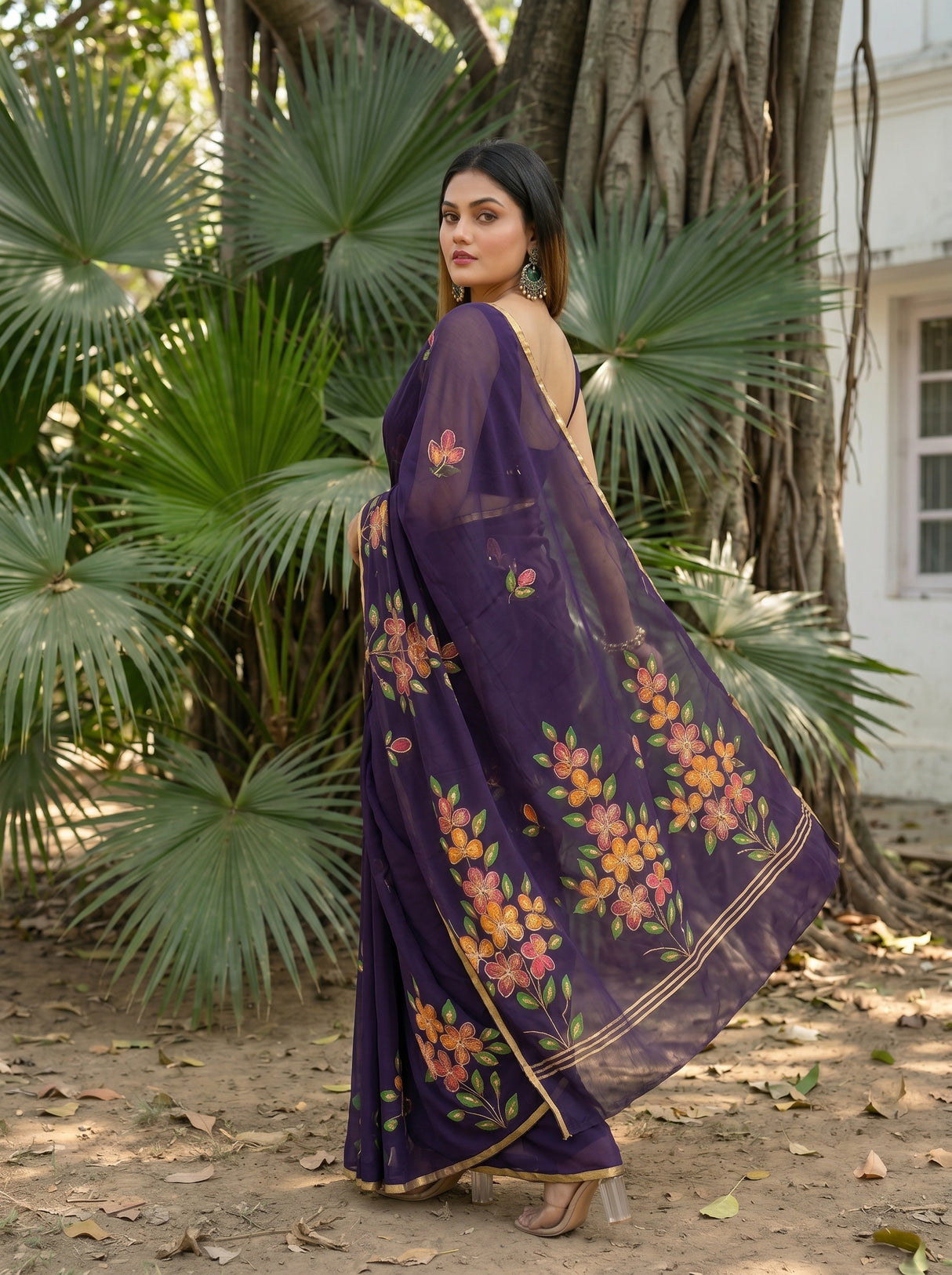 MIMOSA Saree Saree — pose 5 styling detail