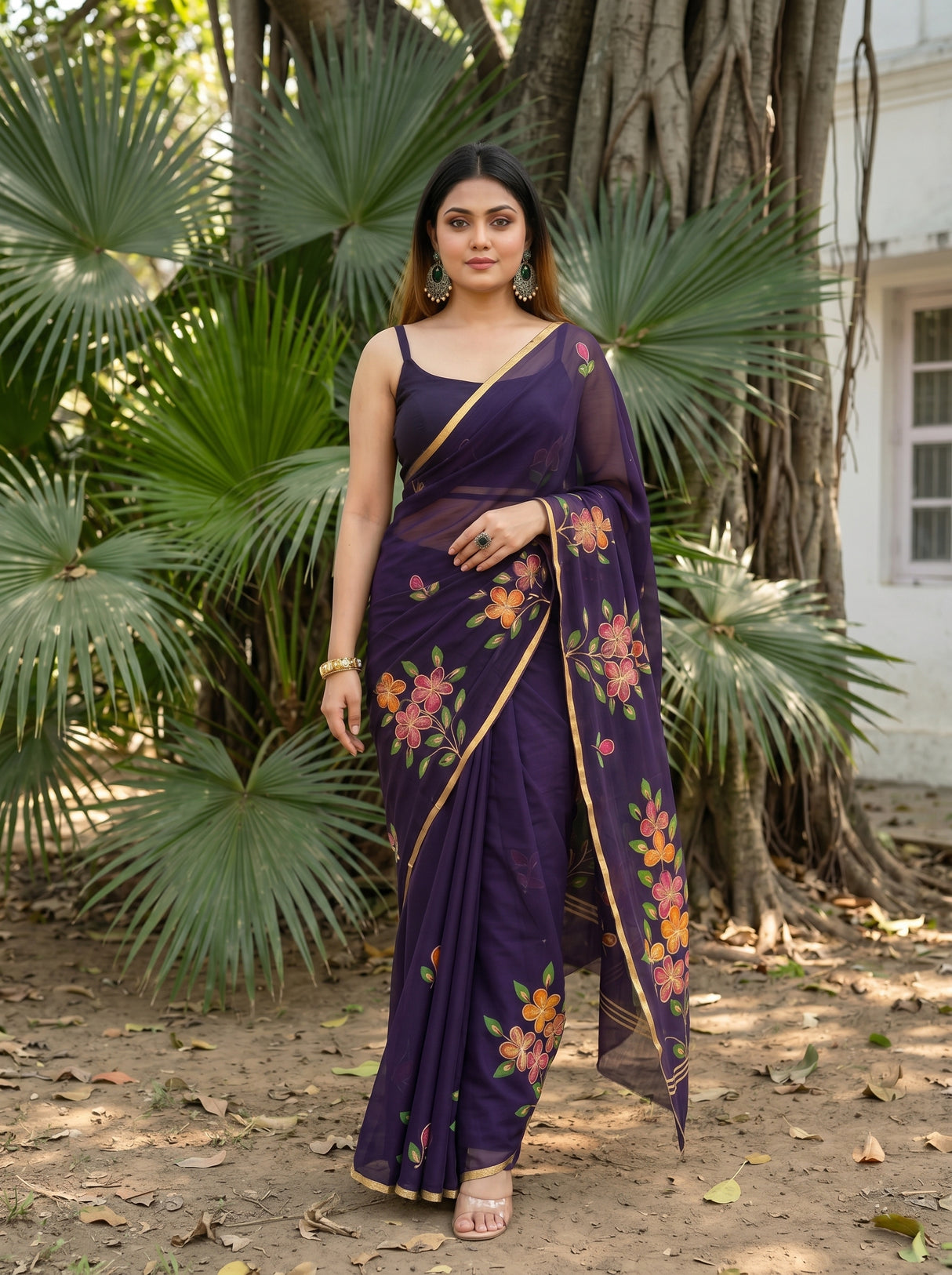 MIMOSA Saree Saree — pose 6 styling detail