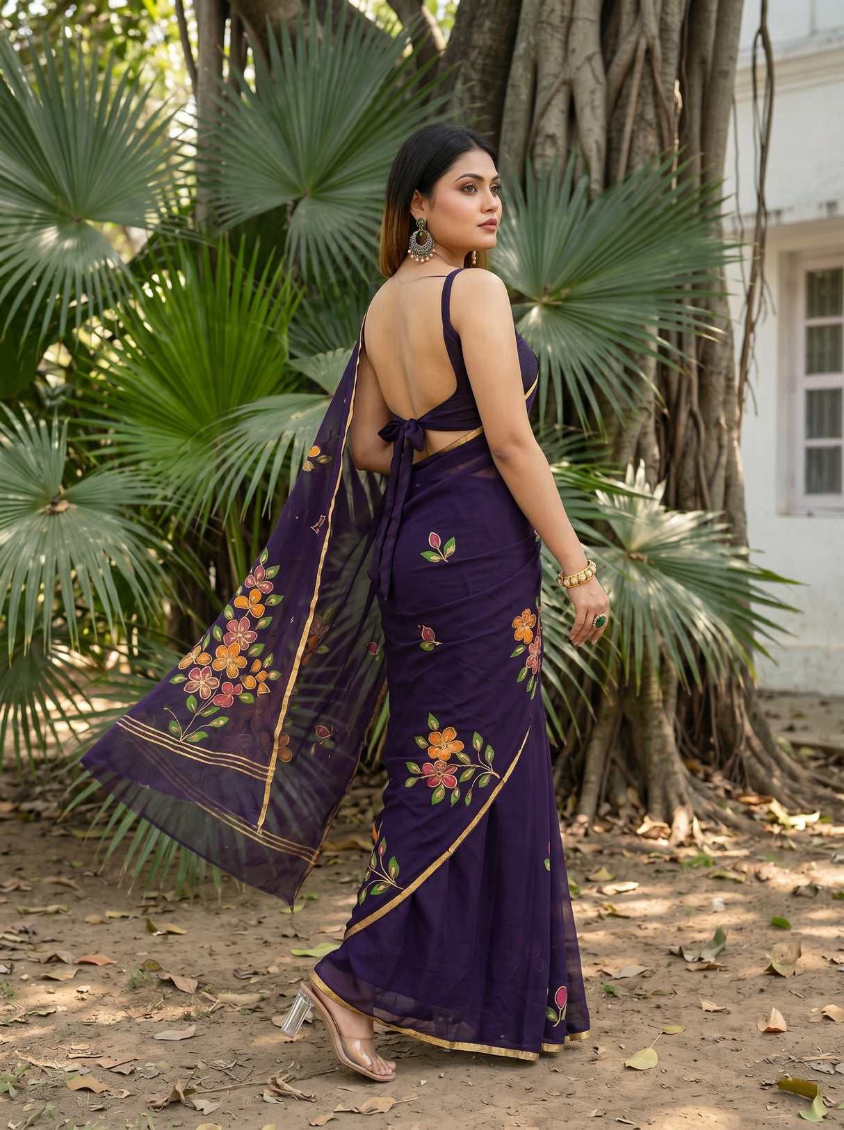 MIMOSA Saree Saree — pose 9 styling detail
