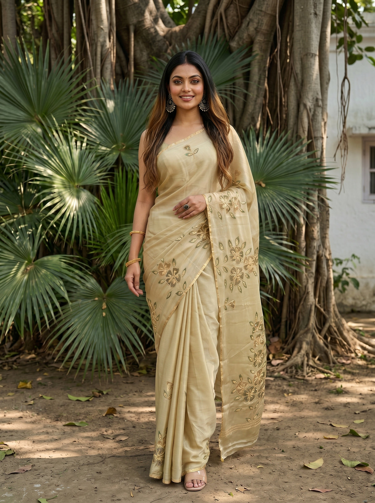 MIMOSA Saree Saree — pose 6 styling detail