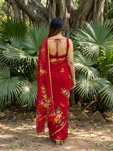 MIMOSA Saree Saree — pose 2 styling detail