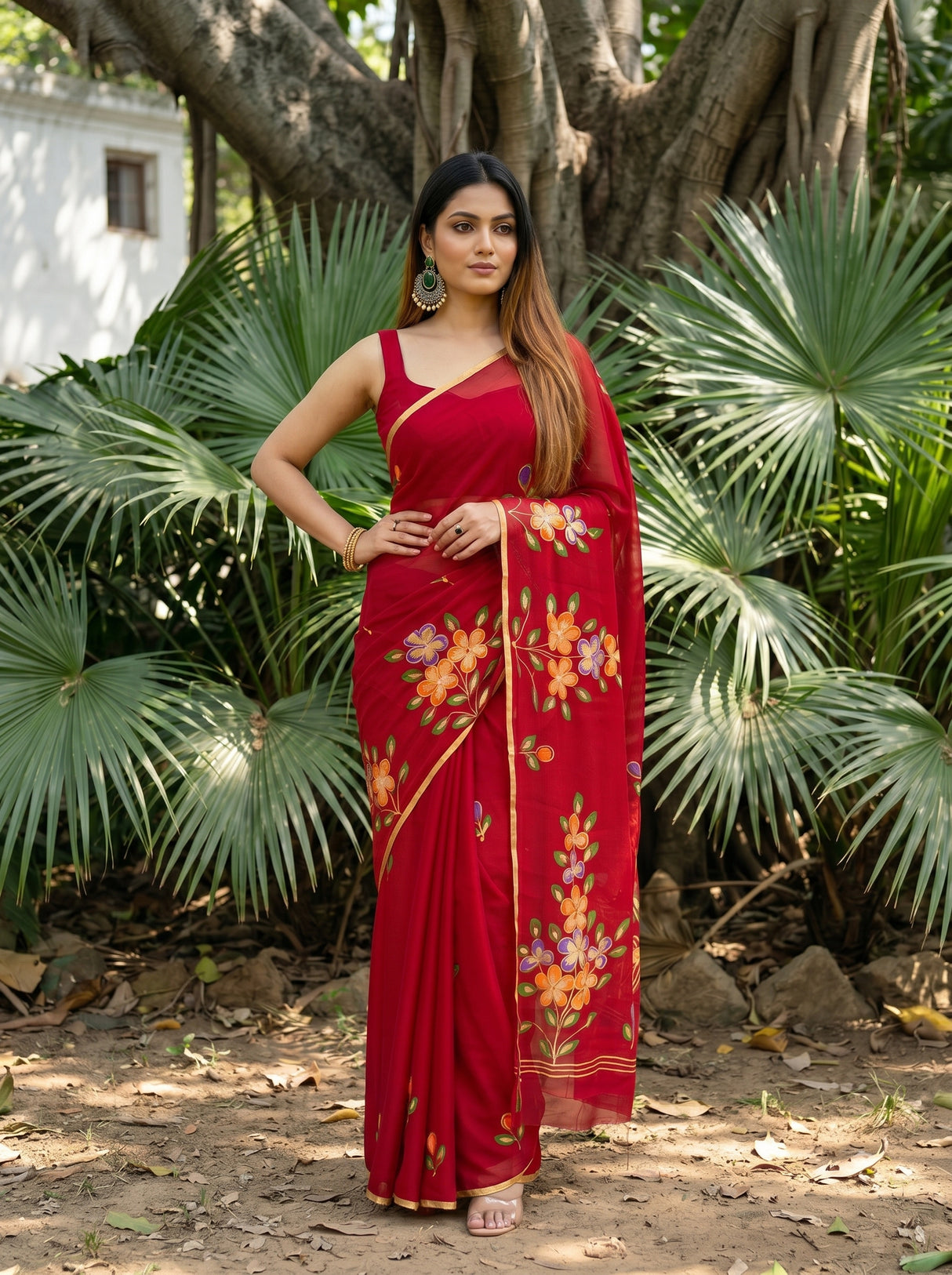 MIMOSA Saree Saree — pose 4 styling detail