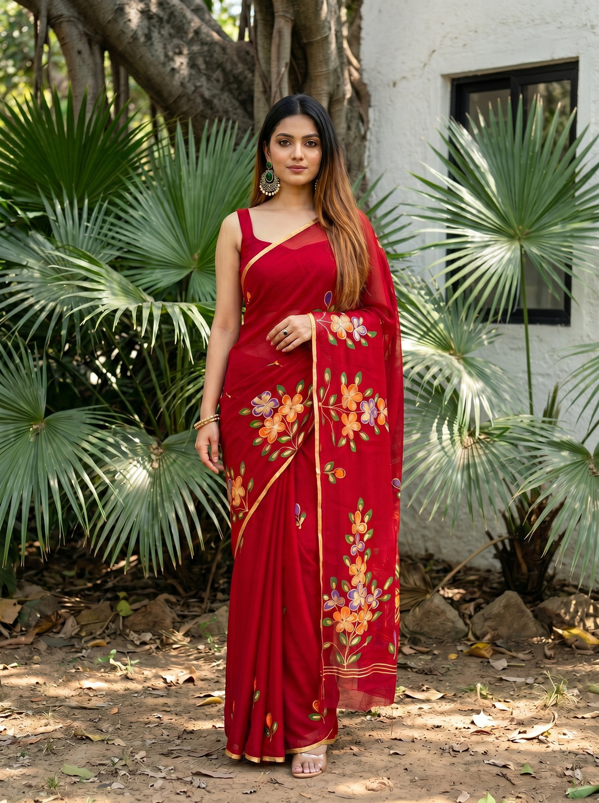 MIMOSA Saree Saree — pose 9 styling detail