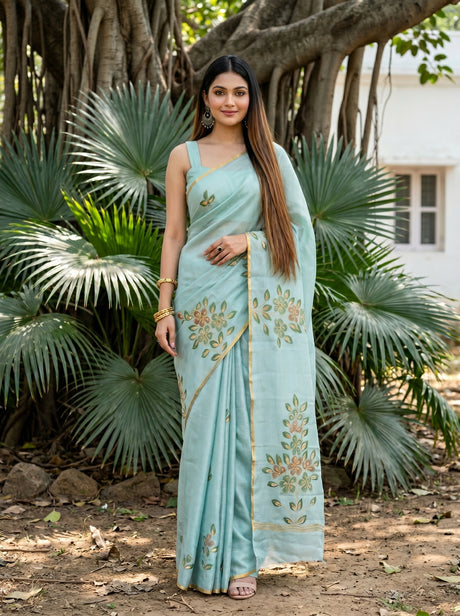 MIMOSA Saree Saree — front view on mannequin