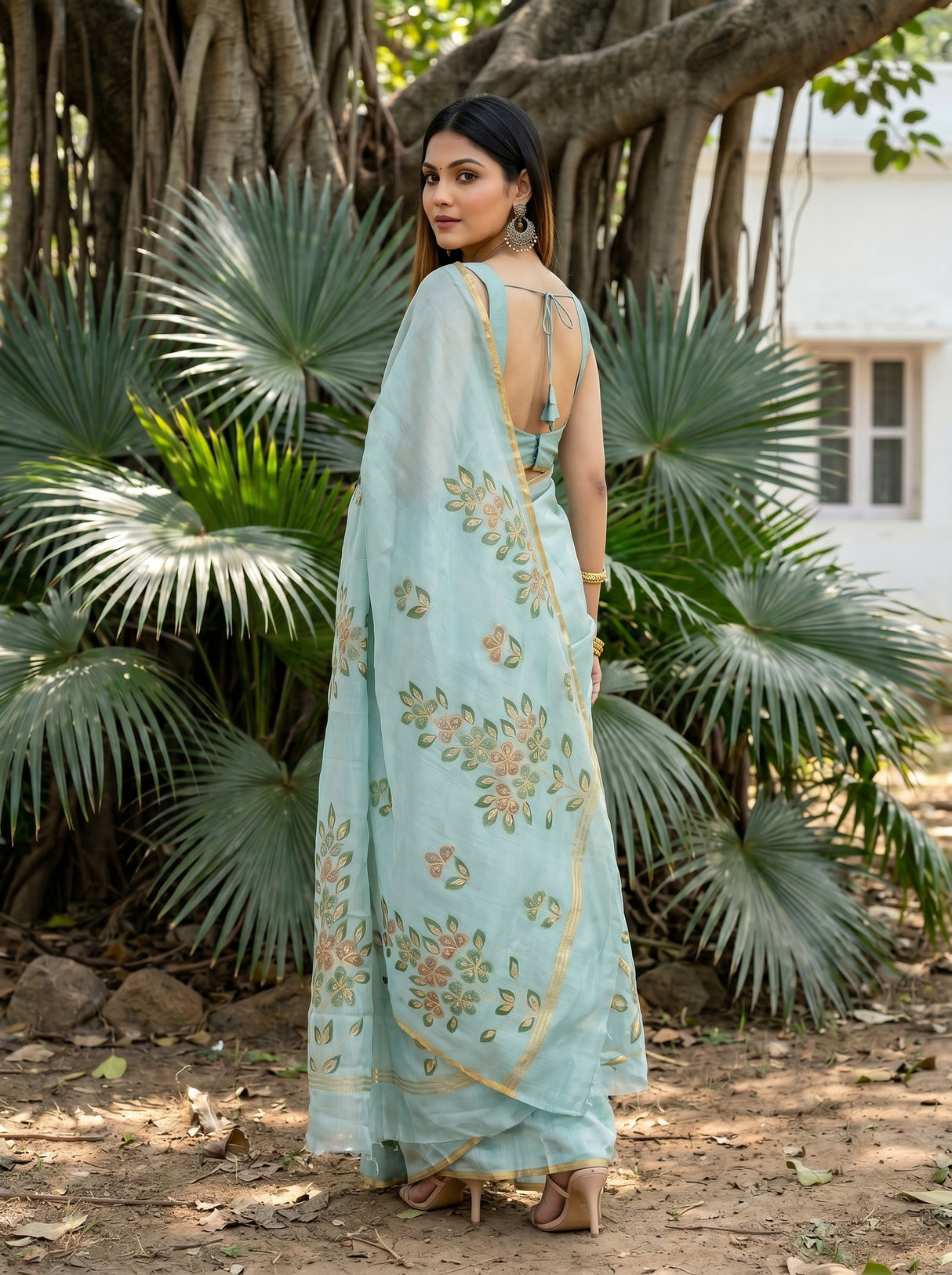 MIMOSA Saree Saree — pose 7 styling detail