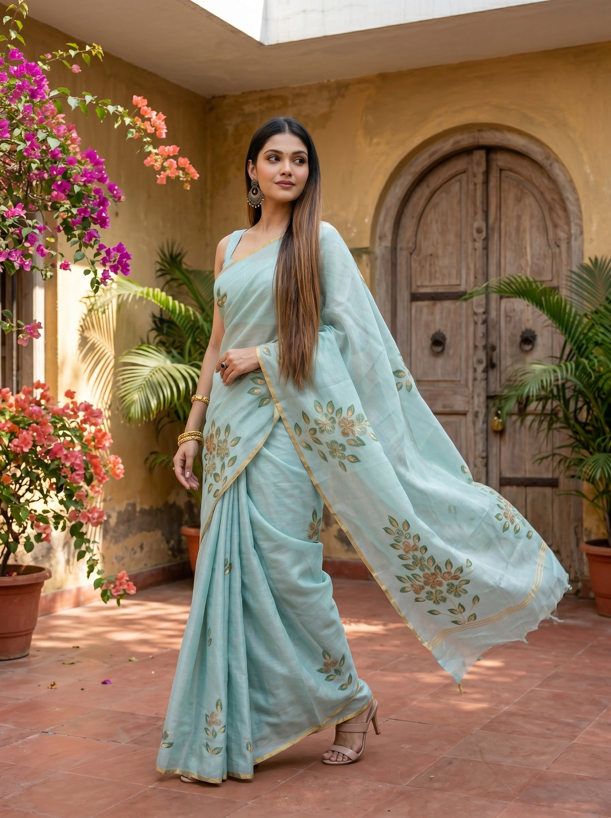MIMOSA Saree Saree — pose 9 styling detail