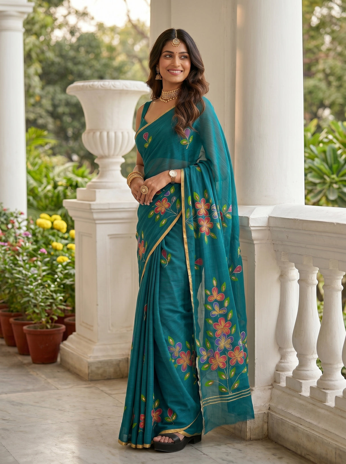 MIMOSA Saree Saree — pose 5 styling detail