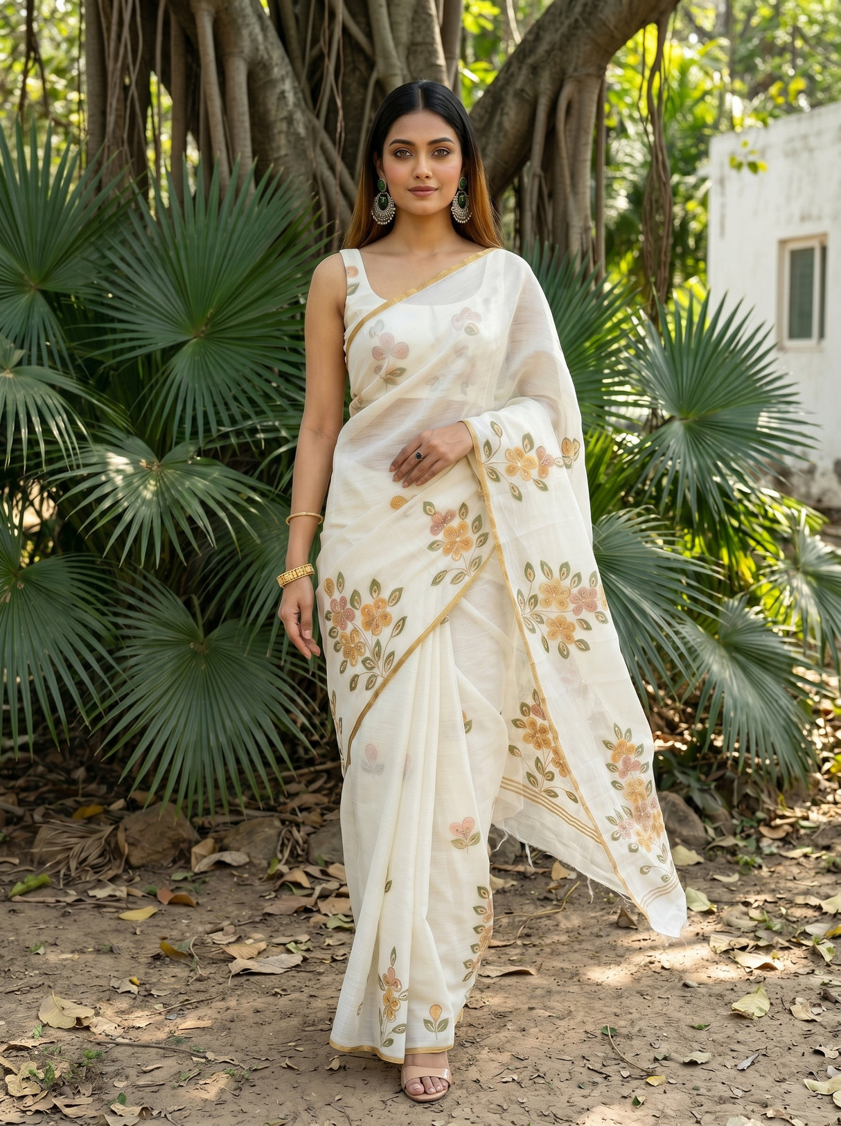MIMOSA Saree Saree — pose 6 styling detail