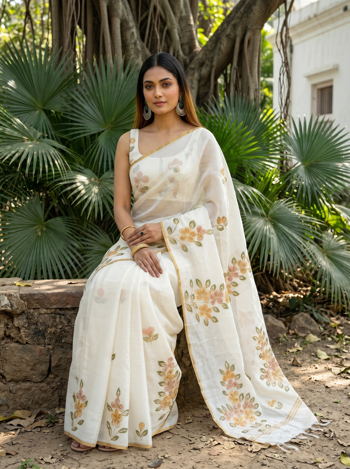 MIMOSA Saree Saree — pose 8 styling detail
