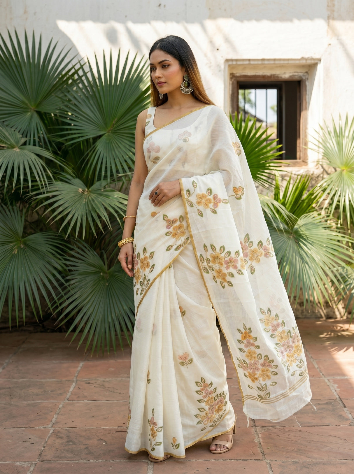 MIMOSA Saree Saree — pose 9 styling detail