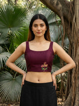 MIMOSA Saree Saree — blouse close-up