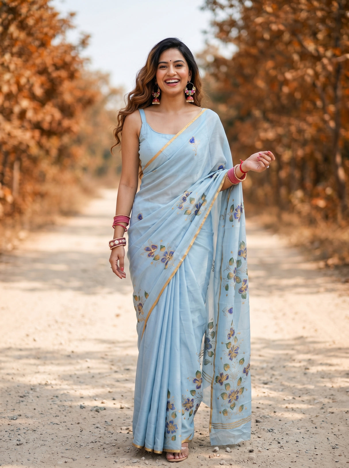 MIMOSA Saree Saree — front view on mannequin