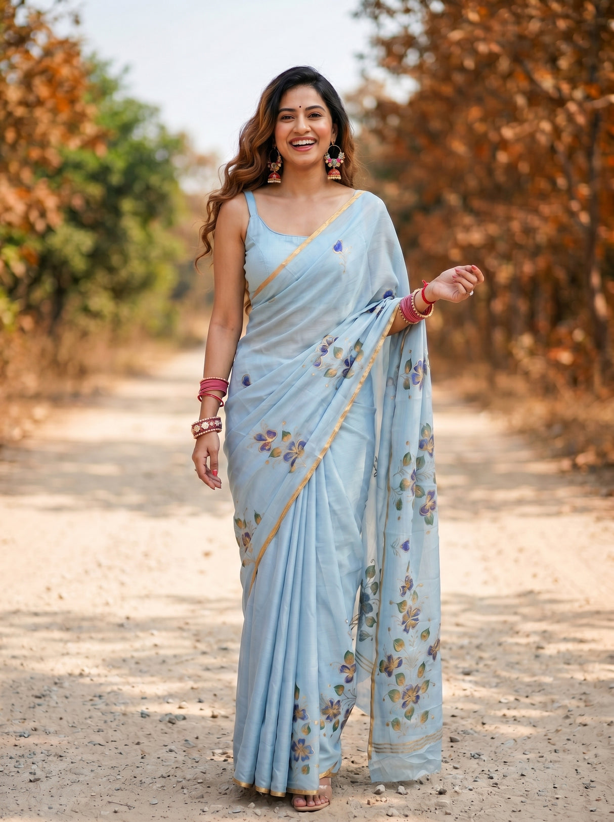 MIMOSA Saree Saree — pose 6 styling detail