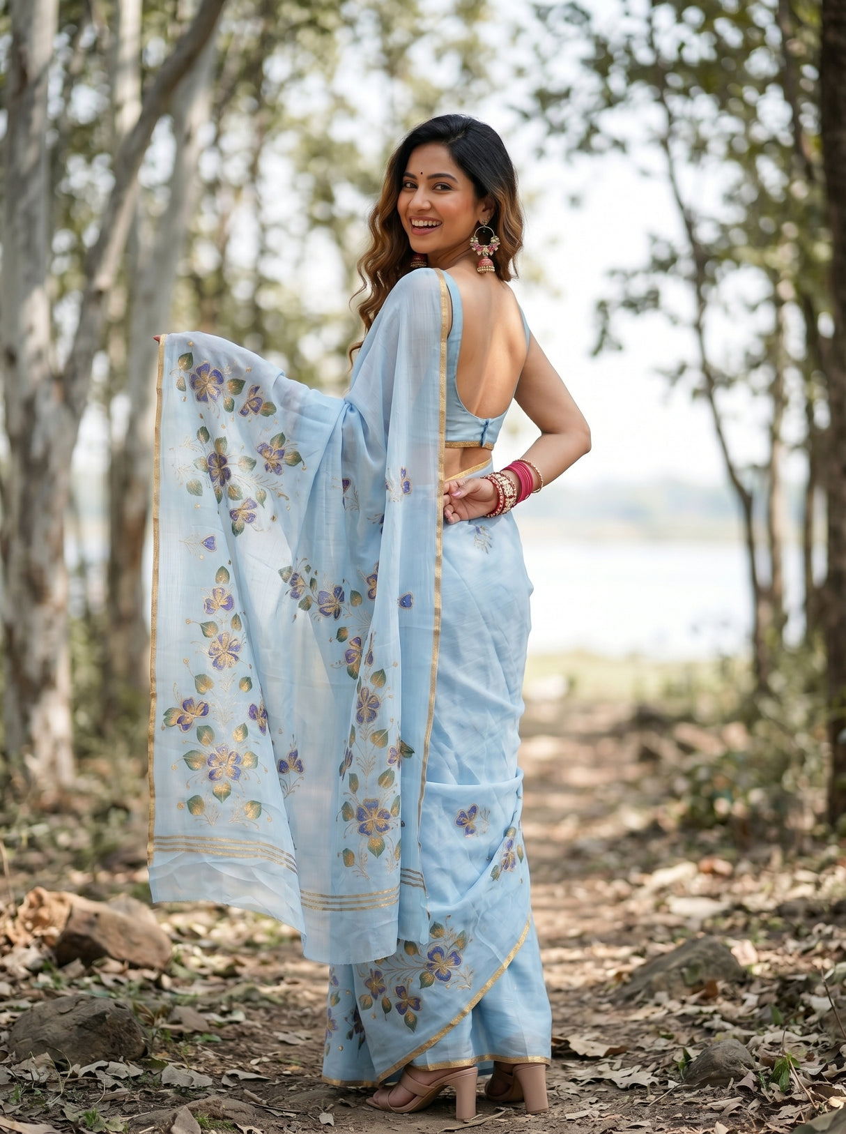 MIMOSA Saree Saree — pose 7 styling detail