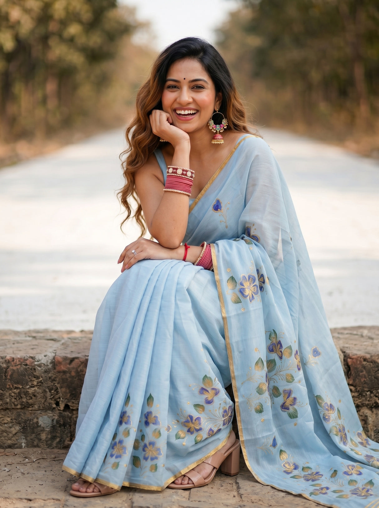 MIMOSA Saree Saree — pose 8 styling detail