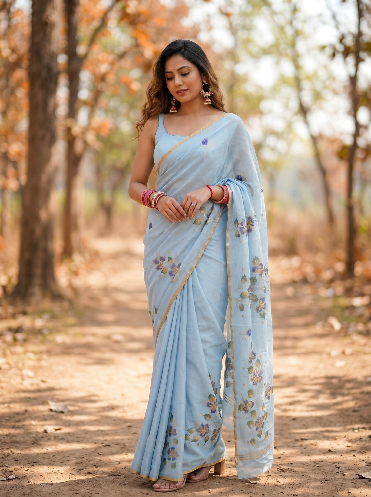 MIMOSA Saree Saree — pose 9 styling detail