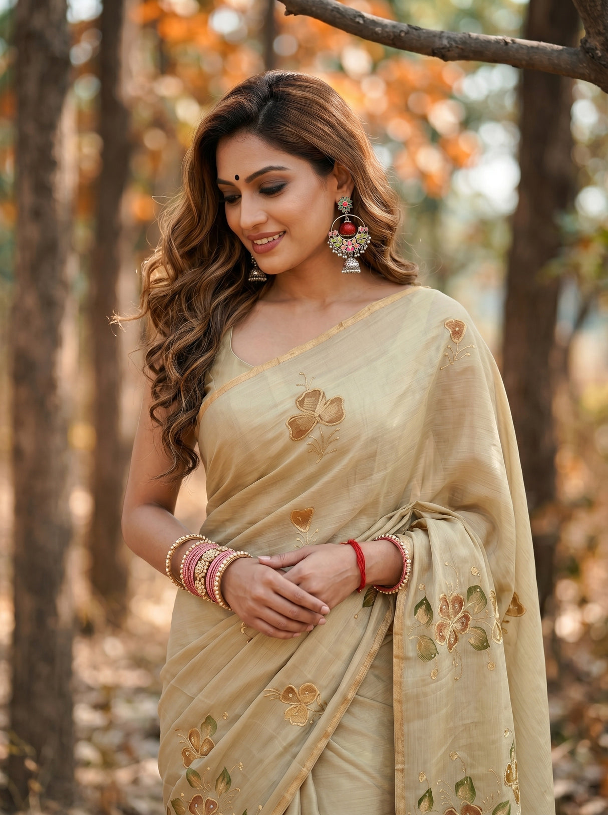 MIMOSA Saree Saree — pose 10 styling detail