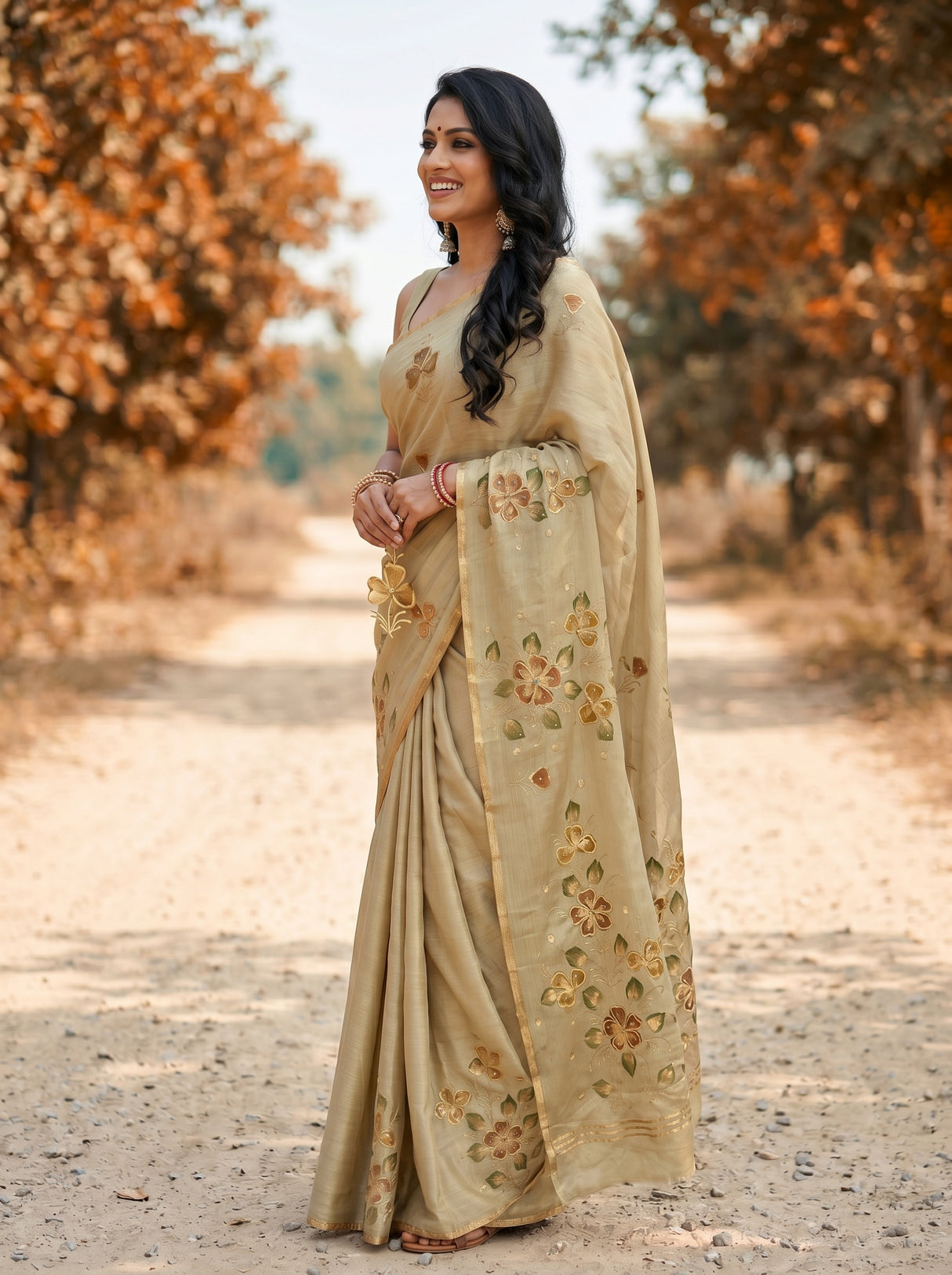 MIMOSA Saree Saree — pose 3 styling detail