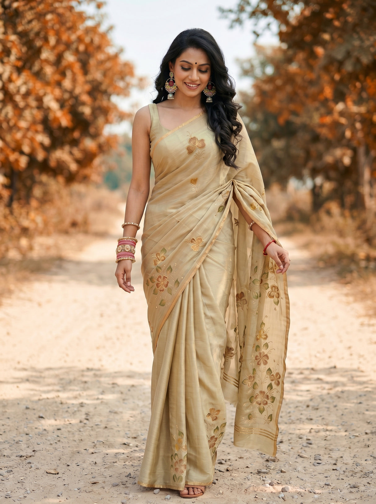 MIMOSA Saree Saree — pose 6 styling detail