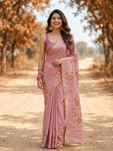 MIMOSA Saree Saree — front view on mannequin