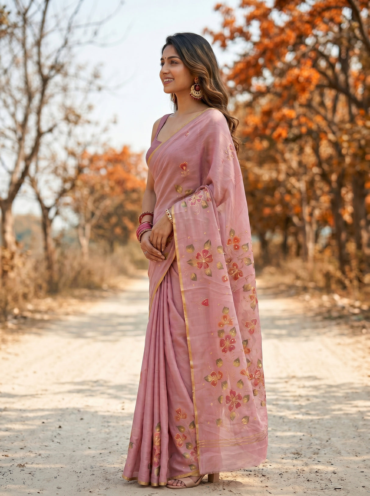 MIMOSA Saree Saree — pose 3 styling detail