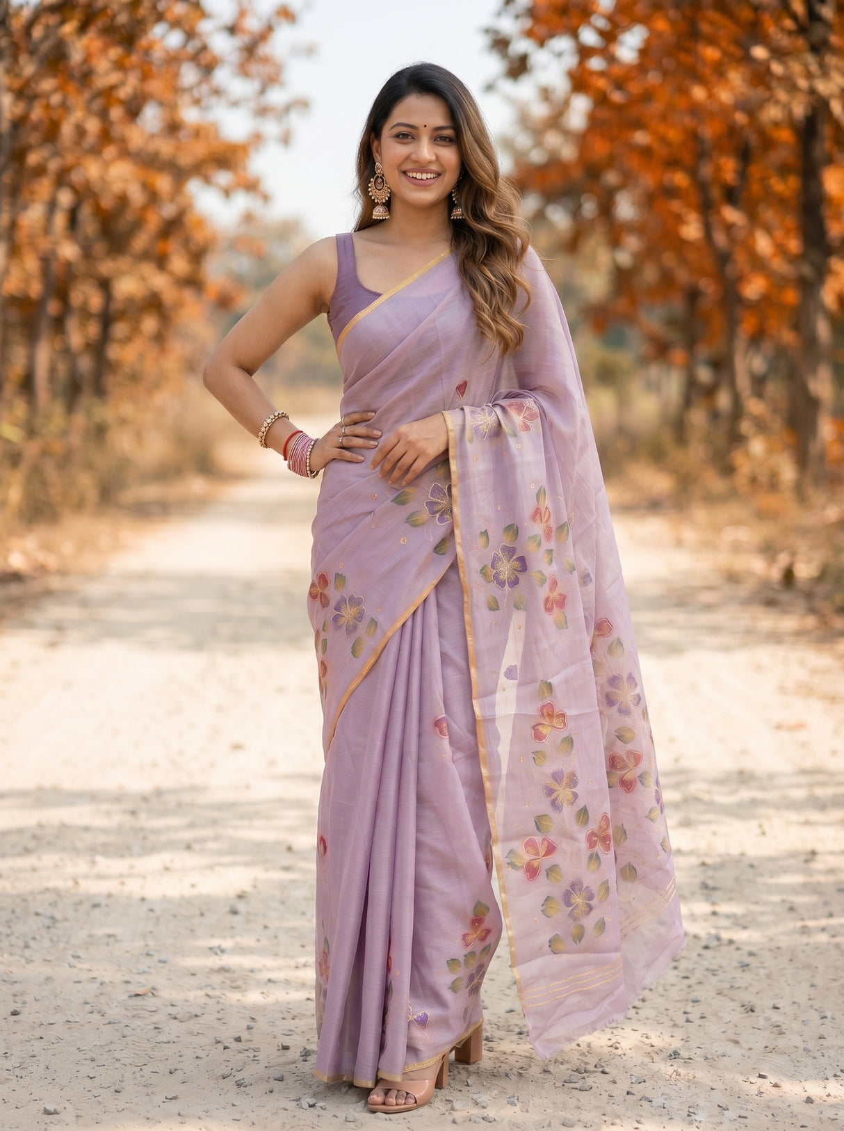 MIMOSA Saree Saree — pose 4 styling detail