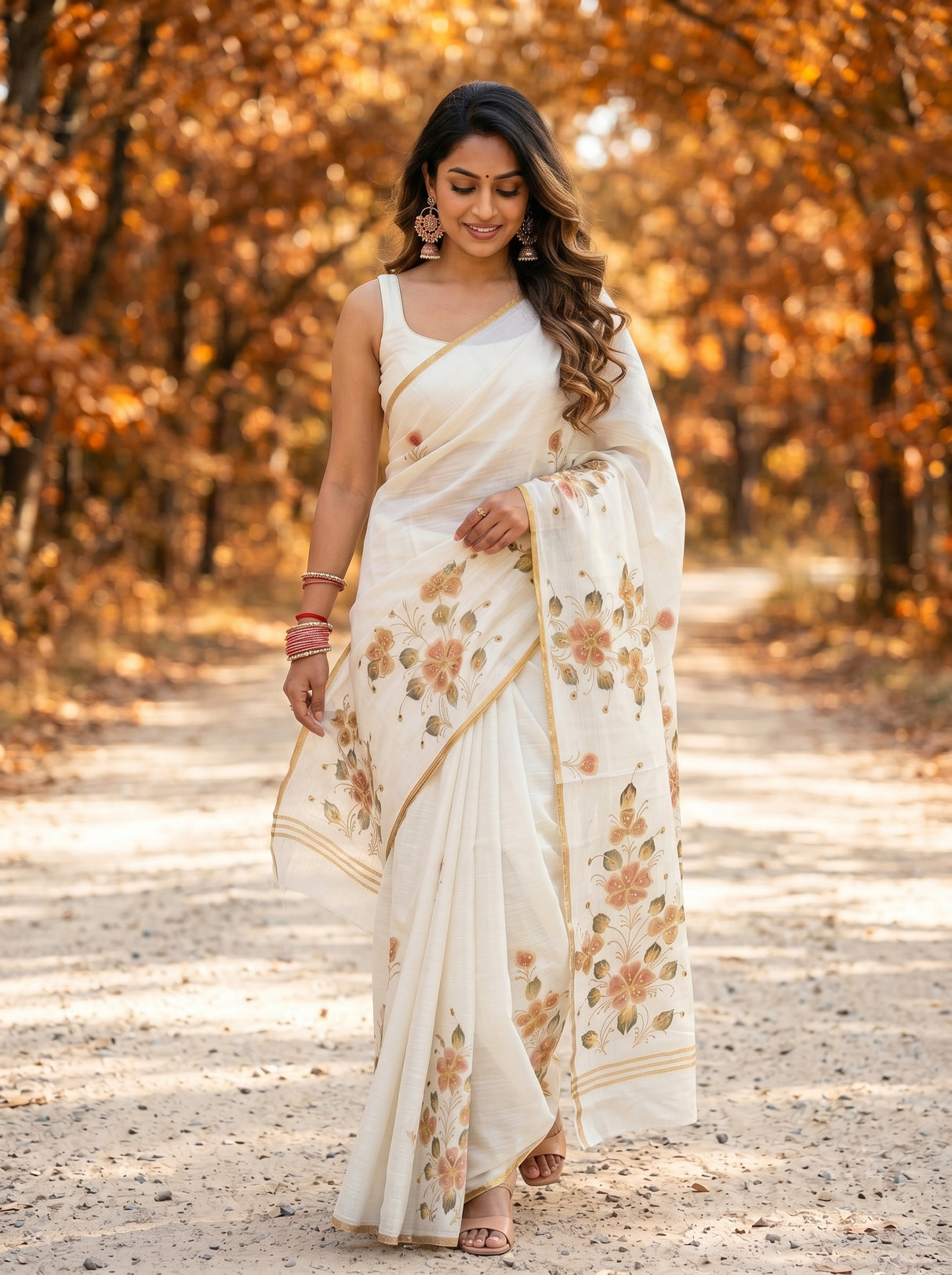 MIMOSA Saree Saree — pose 6 styling detail