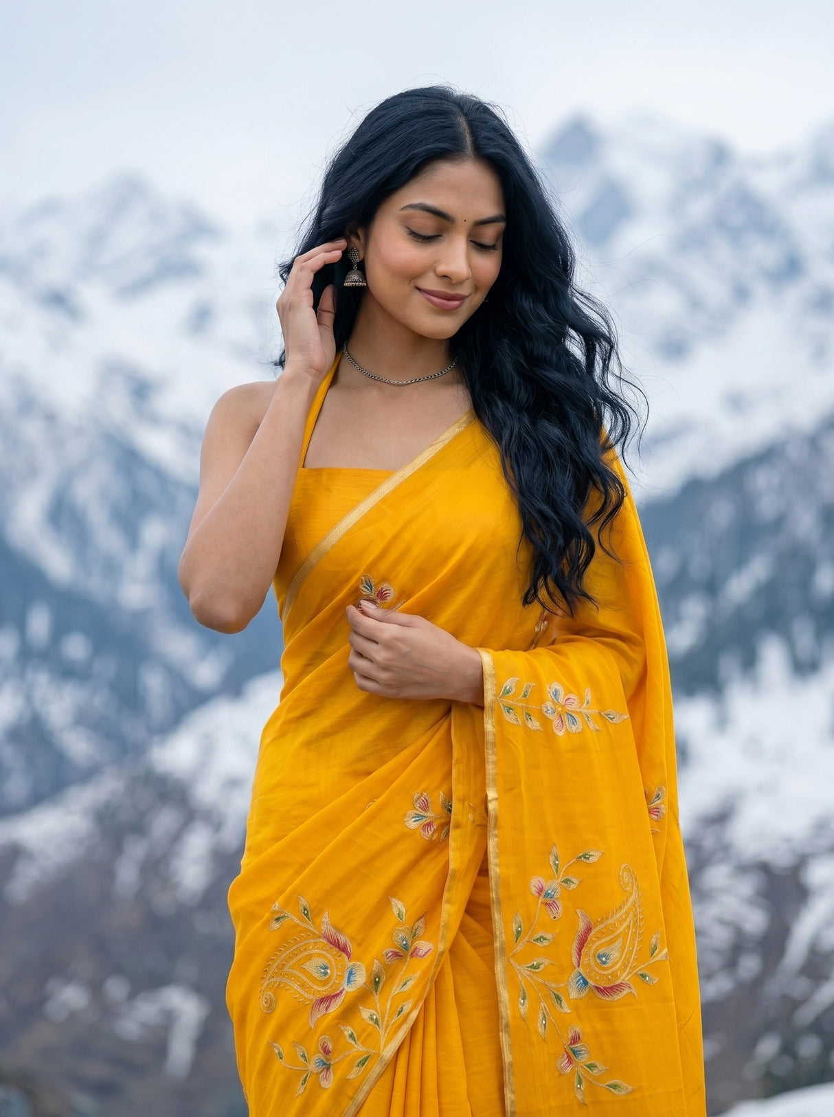 MIMOSA Saree Saree — pose 10 styling detail
