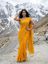 MIMOSA Saree Saree — pose 4 styling detail