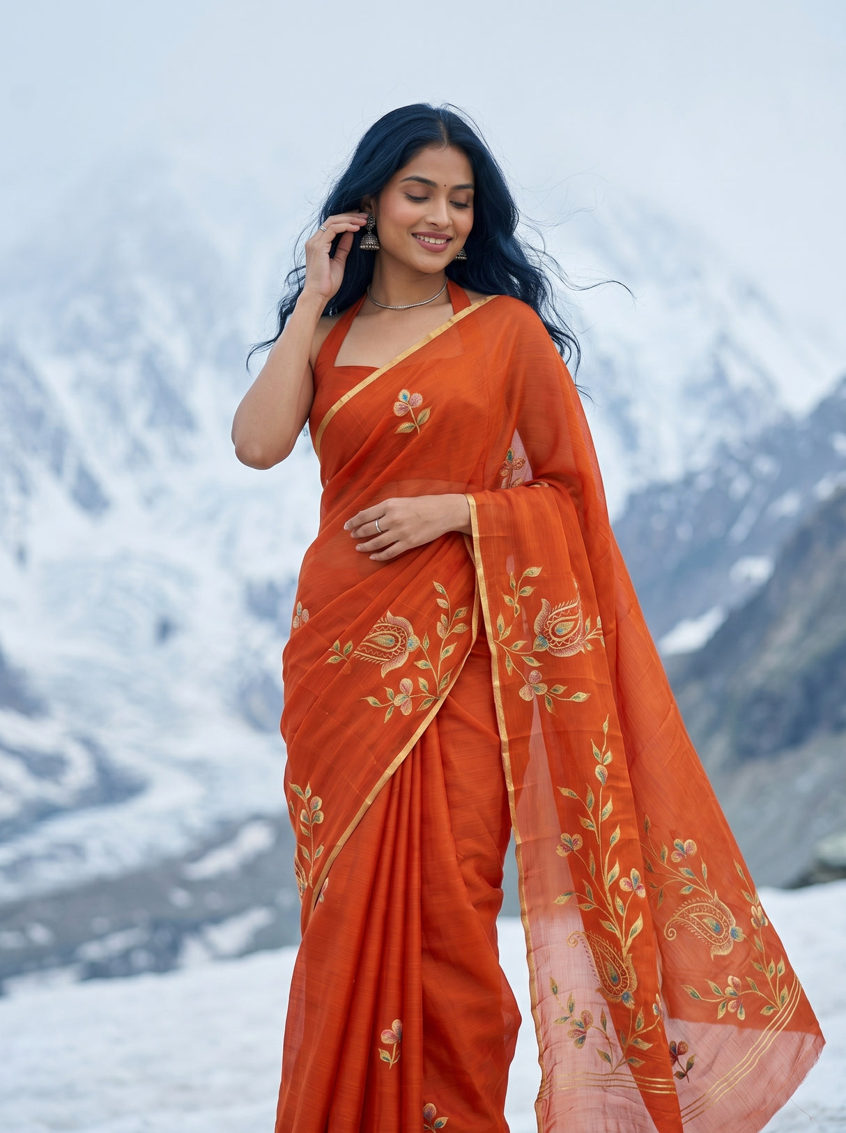 MIMOSA Saree Saree — pose 10 styling detail