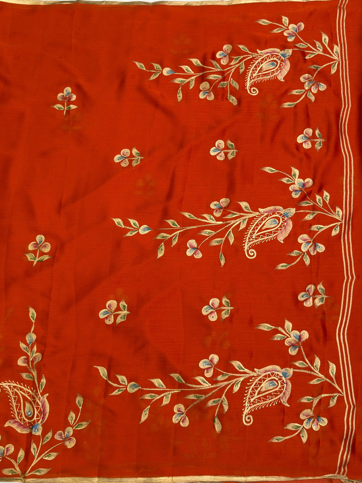 MIMOSA Saree Saree — pallu and zari work detail