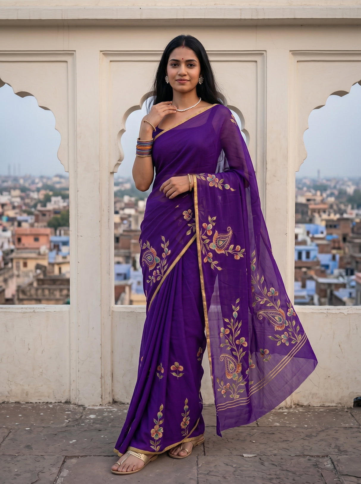MIMOSA Saree Saree — pose 5 styling detail