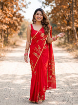 MIMOSA Saree Saree — front view on mannequin