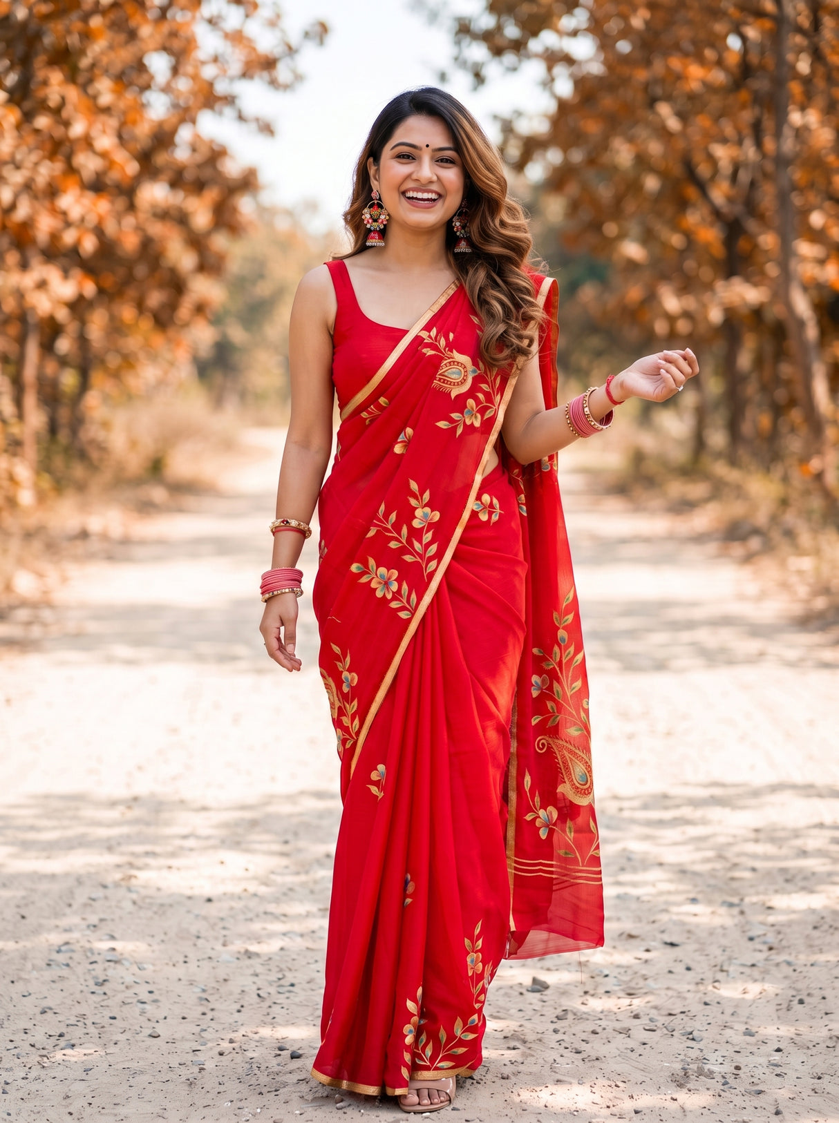 MIMOSA Saree Saree — pose 6 styling detail