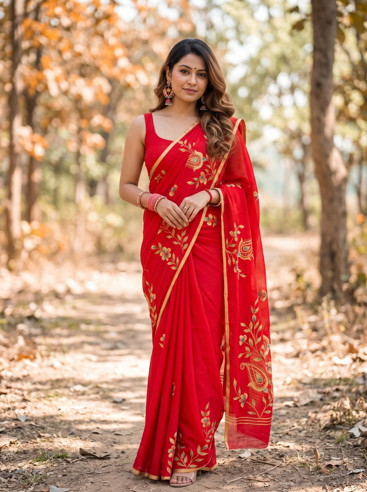 MIMOSA Saree Saree — pose 9 styling detail