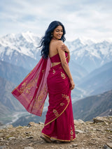 MIMOSA Saree Saree — pose 9 styling detail