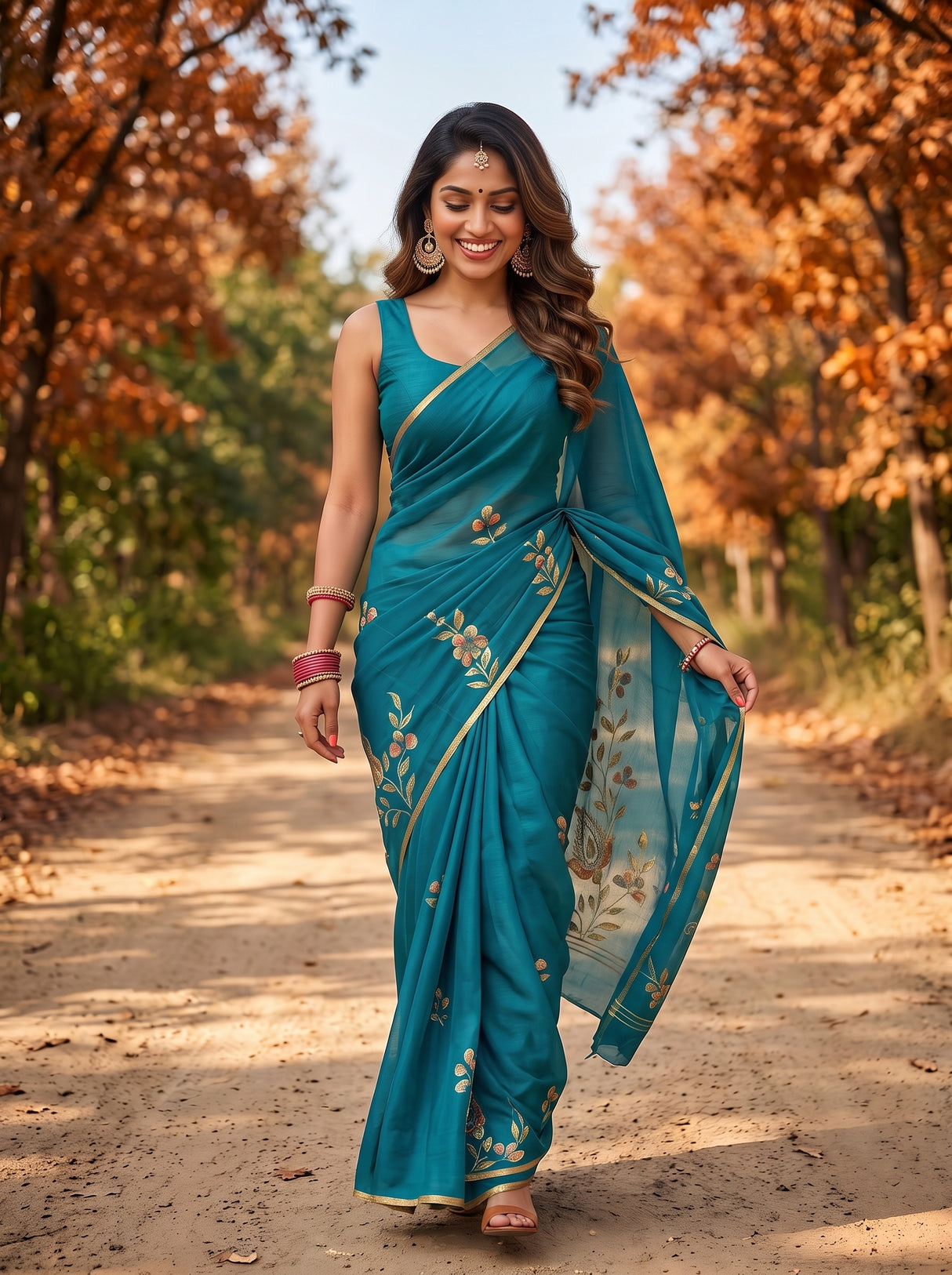 MIMOSA Saree Saree — pose 6 styling detail