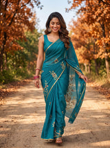 MIMOSA Saree Saree — pose 6 styling detail